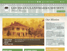 Tablet Screenshot of louisianalandmarks.org